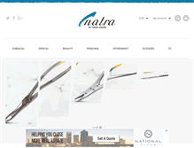Tablet Screenshot of natra-instruments.com